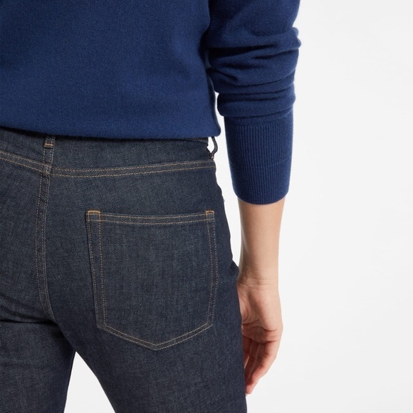 EVERLANE The Mid-Rise Skinny Jean, Dark Indigo, 25 - Picture 3 of 10